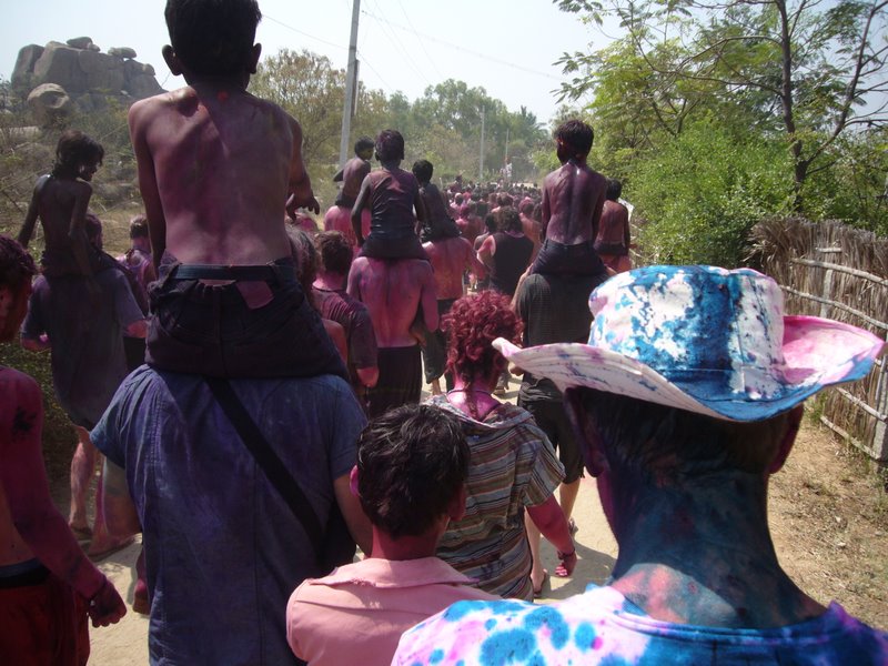 India 2010 - Hampi - Virupapur Gaddi - Holi Festival